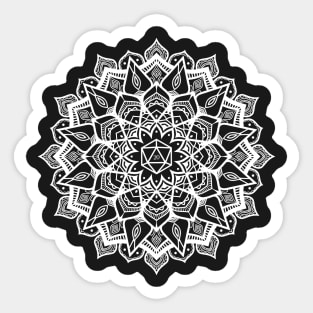 Mandala D20 Dice RPG Sticker